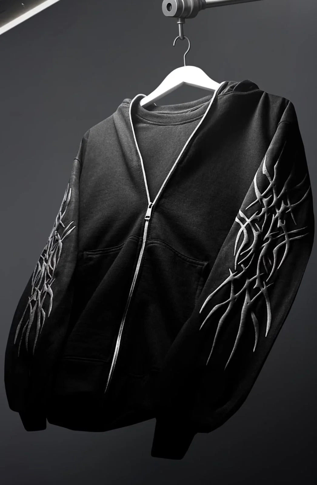 Oversize Double Zip Balaclava Hoodie Limited Edition